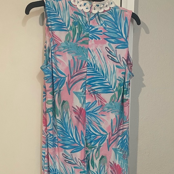 Pappagallo Catus Rose Combo Sleeveless Printed Maxi Dress - Picture 5 of 6